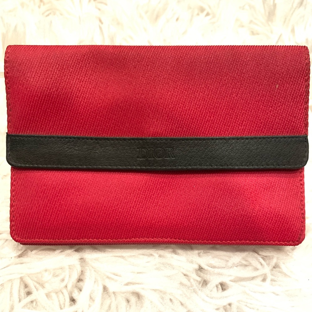 Vintage CHRISTIAN DIOR PIGSKIN MAKEUP JEWELRY BAG
